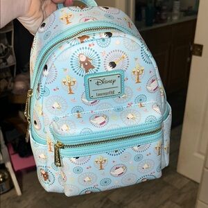 Loungefly Blue Beauty and the Beast Backpack
